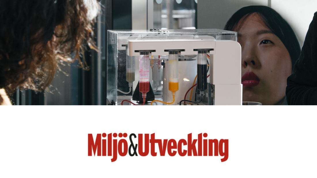 Ellure Featured in Miljö & Utveckling for 3D Tech Reducing Beauty Industry Waste